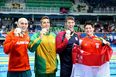 Eight years ago a kid met his hero Michael Phelps… Yesterday he beat him to the gold medal