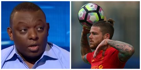 Garth Crooks went full Garth Crooks in his assessment of Alberto Moreno’s talents