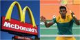 Olympian drowns his sorrows with a ludicrously huge McDonald’s feast