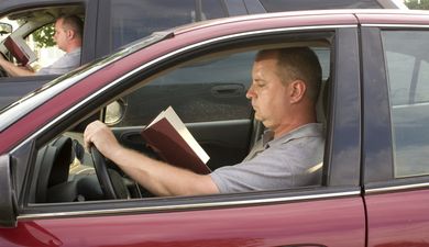 This is why you feel sick when you try to read in the car