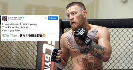 Conor McGregor finally opens up about the retirement tweet that broke the internet