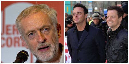 People can’t believe Jeremy Corbyn has no idea who Ant and Dec are