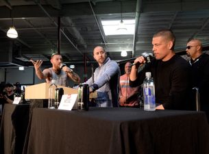 Watch Conor McGregor and Nate Diaz trade barbs LIVE for the final time before UFC 202