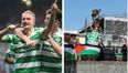 Celtic fans massively defied Uefa ban flying Palestinian flags in match against Israeli side