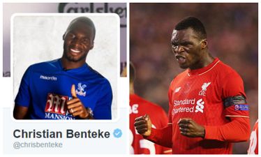 Christian Benteke’s Twitter page showed he thought he’d signed for BURNLEY