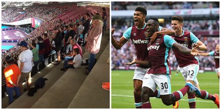 “Where’s my ‘kin seat??” West Ham’s new stadium is not *quite* finished, fan reveals