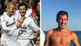 Luis Figo is still putting everyone else to shame with his abs