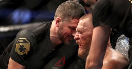 John Kavanagh reveals what Nate Diaz was shouting at Conor McGregor’s corner in fourth round