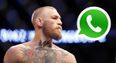 Conor McGregor’s pre-fight WhatsApp message was eerily accurate