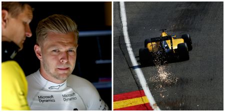 Kevin Magnussen walked away from this huge crash that caused a red flag at the Belgium Grand Prix