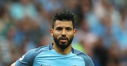 Sergio Aguero could miss Manchester derby after FA hit him with violent conduct charge