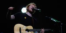 Ed Sheeran and Snow Patrol performing Chasing Cars at a wedding and it was class