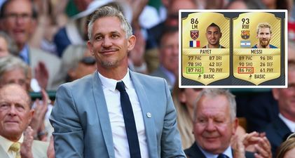 Gary Lineker has an important reminder for those angered by Fifa 17’s new ratings