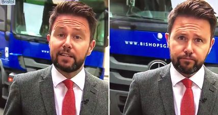 BBC reporter confirms that he wasn’t run over by a truck during live broadcast