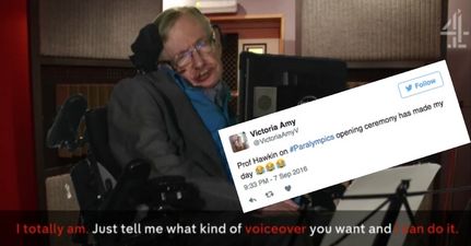 People absolutely loved Stephen Hawking’s cameo on Channel 4’s Paralympics show