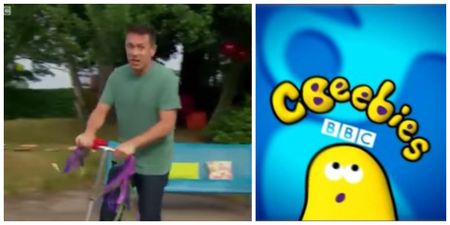 It really sounds like this CBeebies presenter dropped a C-bomb on a kids’ TV show