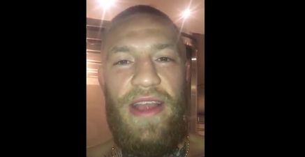 Conor McGregor has a message for his fans and coach ahead of the Late Late Show