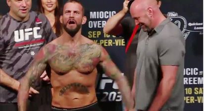 CM Punk refused to shake Mickey Gall’s hand and Dana White was loving it