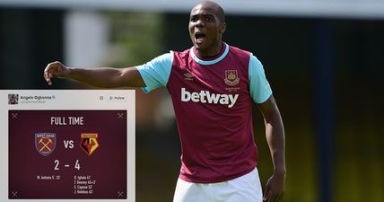 West Ham fans aren’t happy with Angelo Ogbonna’s strange post-match tweet