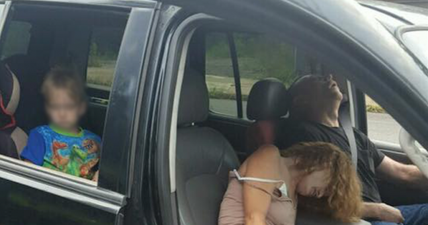 Graphic photos showing parents OD’ing on heroin as child watches are causing a huge stir online