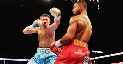 Corner rescues Kell Brook from Gennady Golovkin in spirited but inevitable display