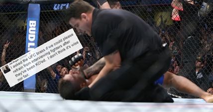 Joe Rogan calls for interviews to be suspended if a fighter is concussed following Alistair Overeem’s post-fight claim