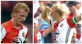 Football fans left in disbelief as 36-year-old Dirk Kuyt kills the dab