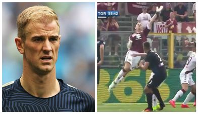 Watch Joe Hart make blunder on Torino debut