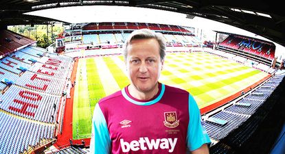 David Cameron is leaving politics to spend more time watching his beloved West Ham