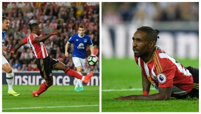 Jermaine Defoe’s new hair is the talk of Sunderland’s goalless first half with Everton