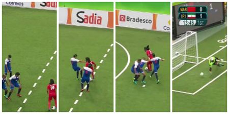 This blind player’s wonder goal at the Paralympics would make Roberto Baggio proud