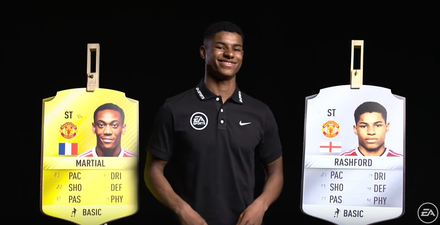 Only ONE Man United first teamer is ranked lower than Marcus Rashford in FIFA 17