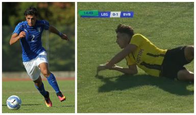 Borussia Dortmund youngster suffers horrific leg break