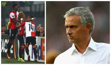 Watch as linesman somehow fails to spot offside in Feyenoord’s winner against Man United