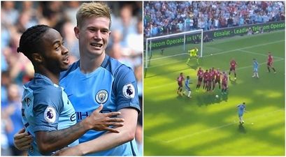 This cheeky Kevin De Bruyne free-kick sums up the confidence of the man