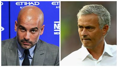 Pep Guardiola appears to aim this ‘long ball’ dig at Jose Mourinho after Bournemouth win