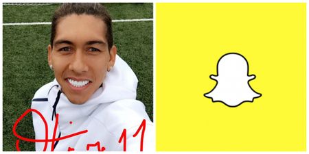 Everyone’s saying the same thing about Roberto Firmino’s latest Snapchat