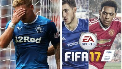 Rangers fans fuming as FIFA 17 team do Celtic’s famous ritual on the game