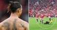 Ibrahimovic mercilessly deals with Zlatan imposter who invades the pitch