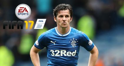 Rangers fans will be forgiven for thinking FIFA 17 are taking the piss with their ratings