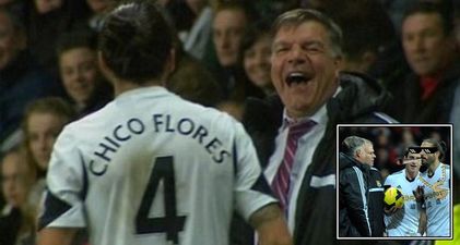 Chico Flores is really, really enjoying seeing Sam Allardyce in trouble