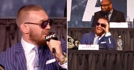 Conor McGregor absolutely loved this fan’s news conference takedown of Eddie Alvarez