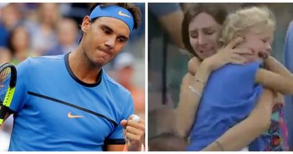 Rafael Nadal stops match so frantic mother can find her lost daughter