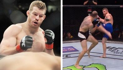 Nate Marquardt’s deadly head kick KO drops UFC opponent like he’s been shot