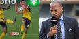 Thierry Henry’s take on Arsenal’s contentious late winner was too much for some fans