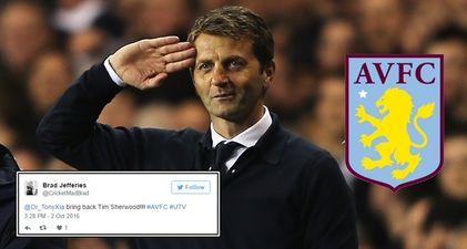 Good news, Villa fans. Tim Sherwood wants to come back and save your club