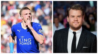 Jamie Vardy tips James Corden to play him in upcoming film