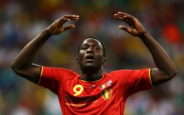 This is the incredible miss that had Belgium fans booing Romelu Lukaku