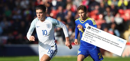 Jack Grealish stars for England Under-21s and everyone’s just delighted for him