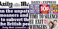 Both the Mail and Express under fire for ‘toxic’ and ‘nasty’ Brexit front pages